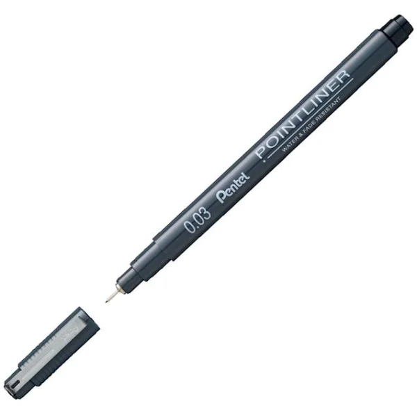 CIENKOPIS POINTLINER 0,03 MM S20P-03A CZARNY PENTEL