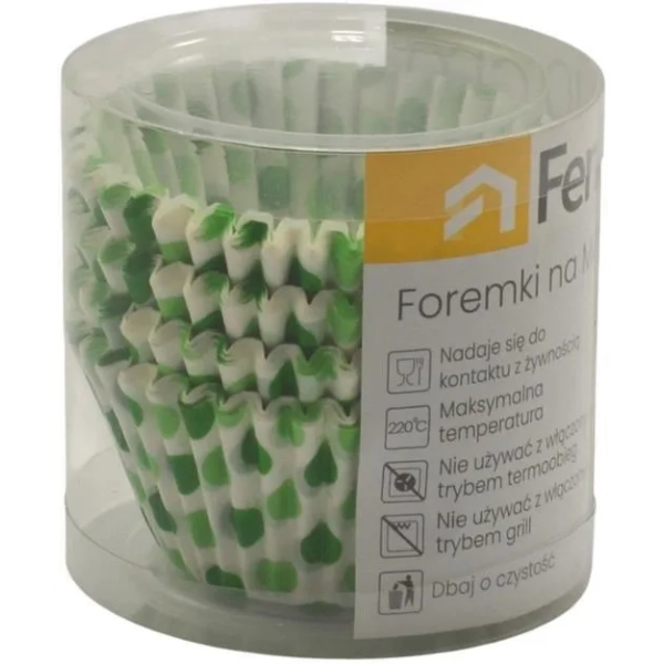 FOREMKI NA MUFFINKI KOLOR 100SZT FENIKS