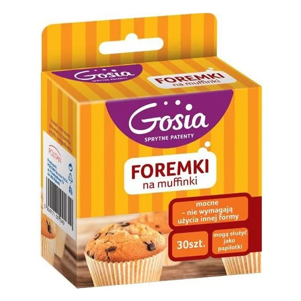 FOREMKI NA MUFFINKI 30SZT GOSIA