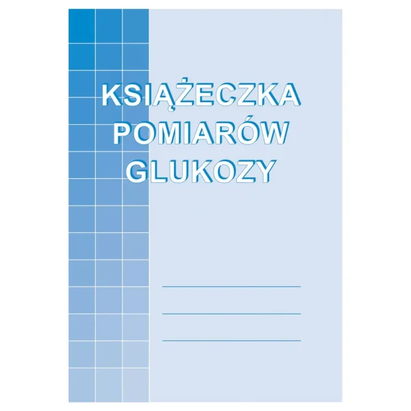 DRUK KSIĄŻECZKA POMIARÓW GLUKOZY M-915-5
