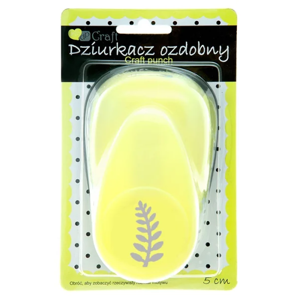 DZIURKACZ OZDOBNY 5CM JCDZ-120 DP CRAFT PAPROĆ