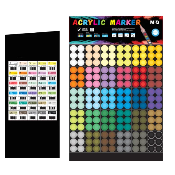 MARKER AKRYLOWY 2 MM M&G S110 SILVER