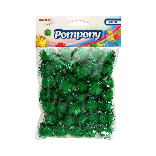 POMPONY 20MM BREWIS POM25 ZIELONE