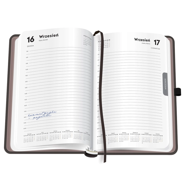 KALENDARZ NAUCZYCIELA 2026-2027 A5 352 BROWN INTERDRUK