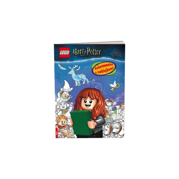 KSIĄŻECZKA LEGO HARRY POTTERA KOLOROWANKA Z NAKLEJKAMI AMEET