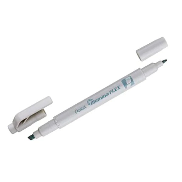 ZAKREŚLACZ DWUSTRONNY ILLUMINA FLEX PENTEL SLW11P SZARY