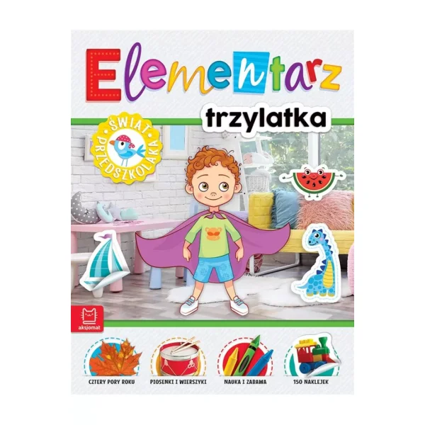 KSIĄŻECZKA ŚWIAT PRZEDSZKOLAKA ELEMENTARZ 3-LATKA AKSJOMAT