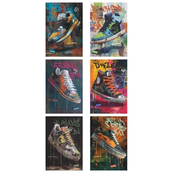 ZESZYT A5 60 # SNEAKERS 2 MAR MAR