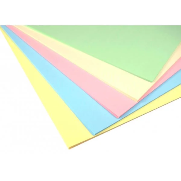 PAPIER XERO PASTELOWE KOLORY INTERDRUK A4 80G 5X20SZT