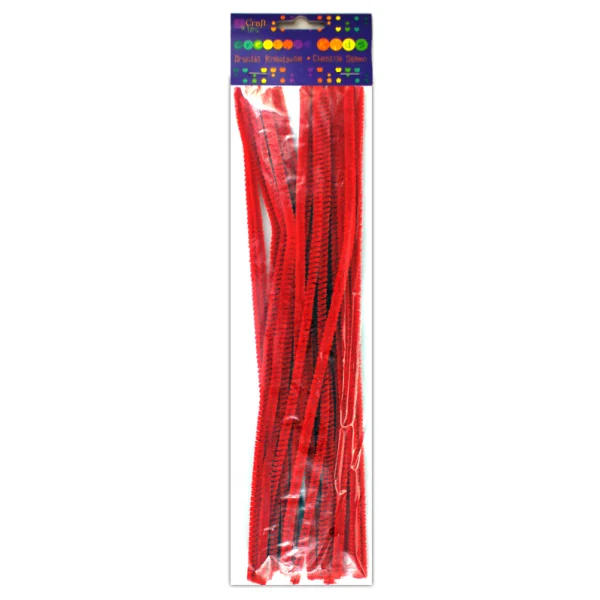DRUCIKI KREATYWNE 30 CM 25SZT KSDR-018 CZERWONE DP CRAFT