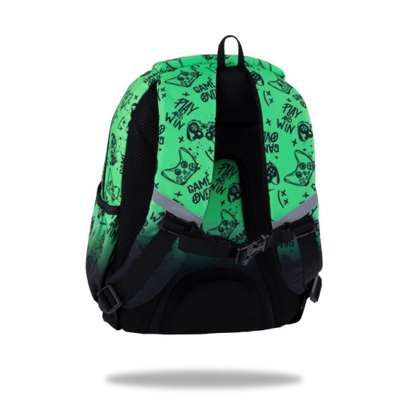 PLECAK SZKOLNY JERRY GAME OVER GRADIENT GREEN COOLPACK