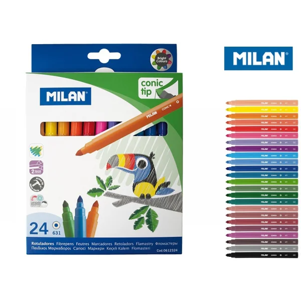 PISAKI ZE STOŻKOWĄ KOŃCÓWKĄ 24 KOL MILAN