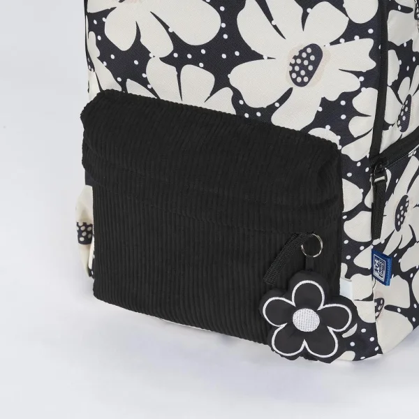 PLECAK SZKOLNY OXFORD BLOOM CZARNY