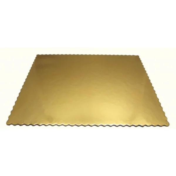 PODKŁAD POD TORT ZŁOTY 40X60CM