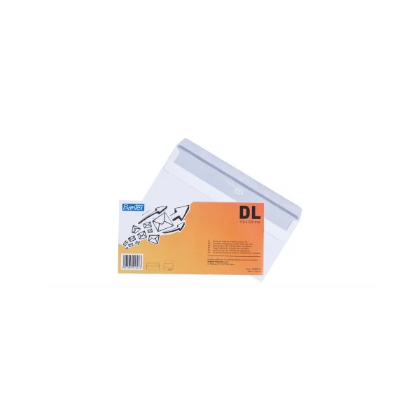 KOPERTY DL SK 50 SZT BIAŁE BANTEX