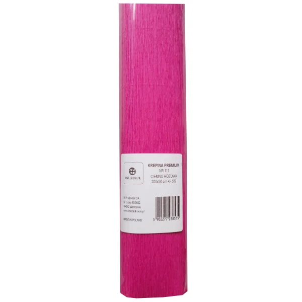 KREPINA PREMIUM 200X50CM C.RÓŻOWY 111 INTERDRUK