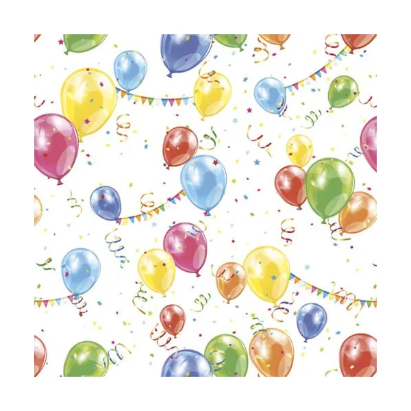 SERWETKI DAISY PARTY BALLOONS 33X33CM POL-MAK