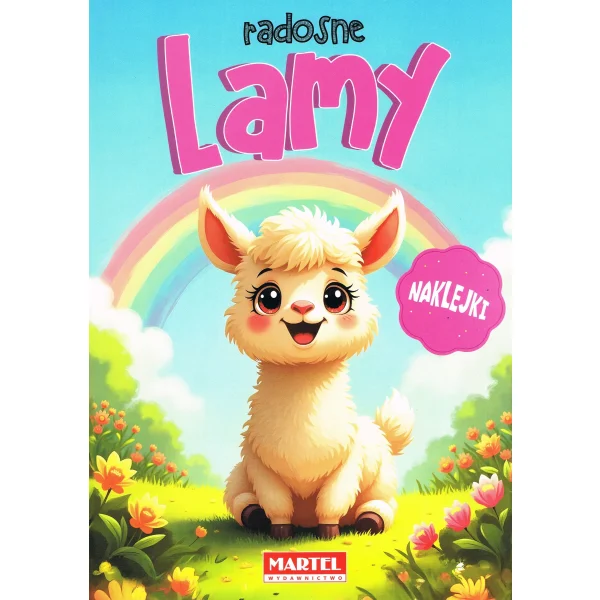 KSIĄŻECZKA Z NAKLEJKAMI RADOSNE LAMY