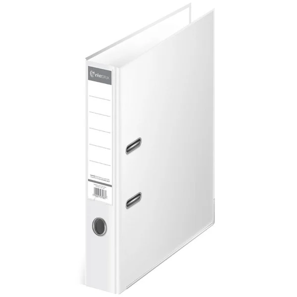 Segregator na dokumenty A4 75mm z dźwignią biały INTERDRUK 5902277275837