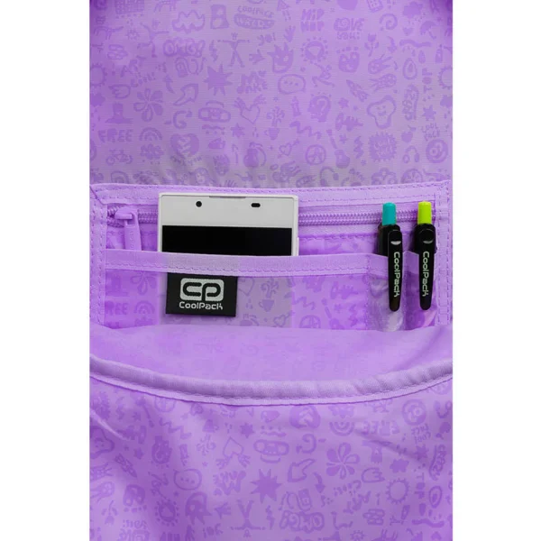 PLECAK RIDER PASTEL POWDER PURPLE COOLPACK
