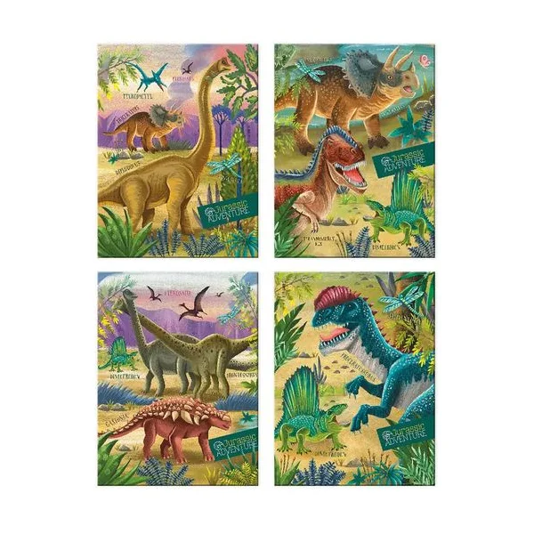 NOTES 9X12CM JURASSIC ADVENTURE ARGUS