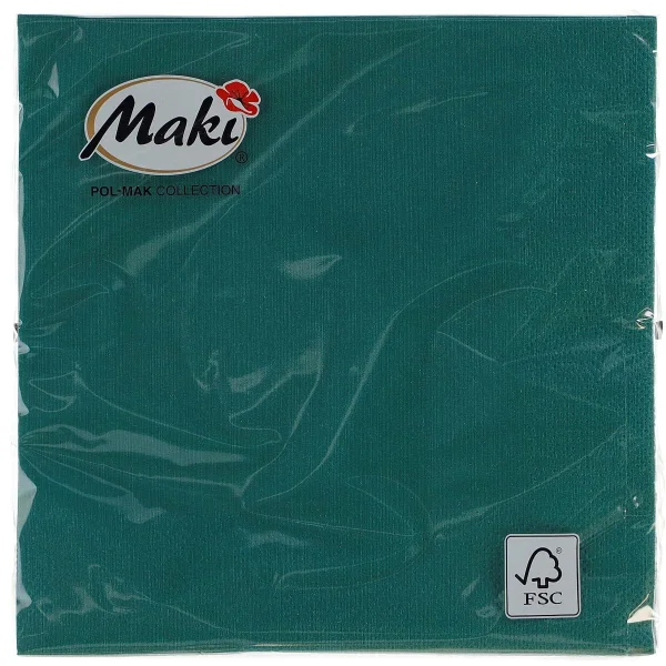 SERWETKI 33X33CM EMERALD POL-MAK
