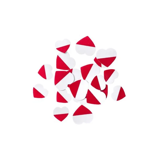 NAKLEJKI Z PIANKI SERCA-POLSKA FLAGA 20SZT DP CRAFT