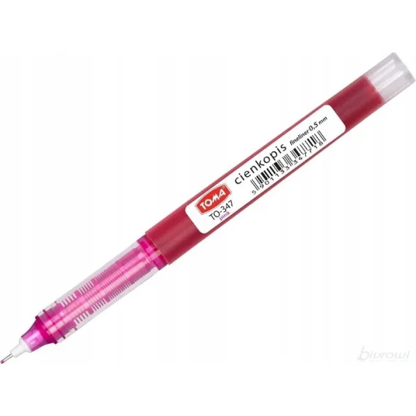CIENKOPIS KAPILARNY F-LINER 0,5MM TO-347 TOMA ART RÓŻOWY
