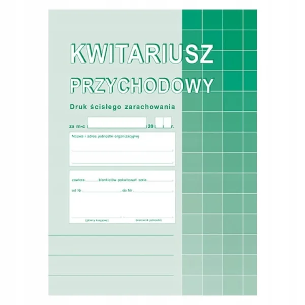 DRUK 400-3 KWITARIUSZ PRZYCHODOWY A5