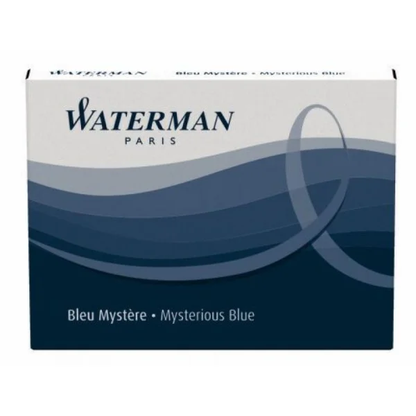 NABOJE ATRAMENTOWE WATERMAN MYSTERIOUS BLUE 8SZT