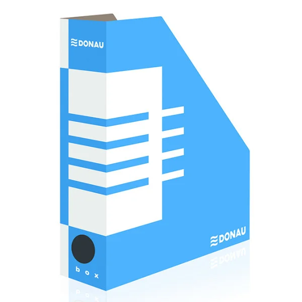 POJEMNIK NA DOKUMENTY KARTONOWY A4 80MM ŚCIĘTY DONAU