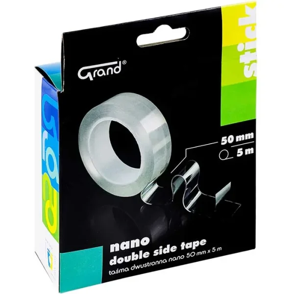 TAŚMA DWUSTRONNA NANO 50MM 5M GRAND
