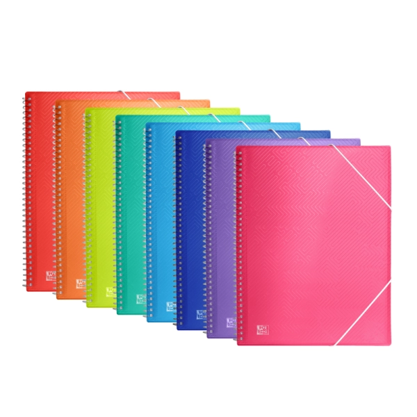 ALBUM OFERTOWY A4 20 NA SPIRALI OXFORD URBAN PP TRANSPARENTNY MIX