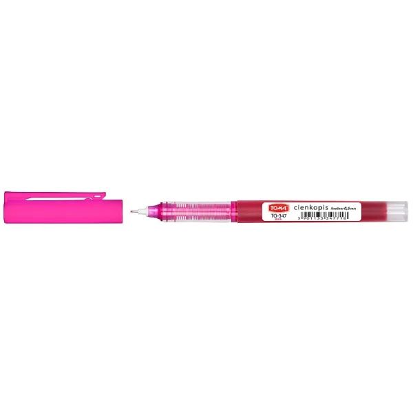 CIENKOPIS KAPILARNY F-LINER 0,5MM TO-347 TOMA ART RÓŻOWY
