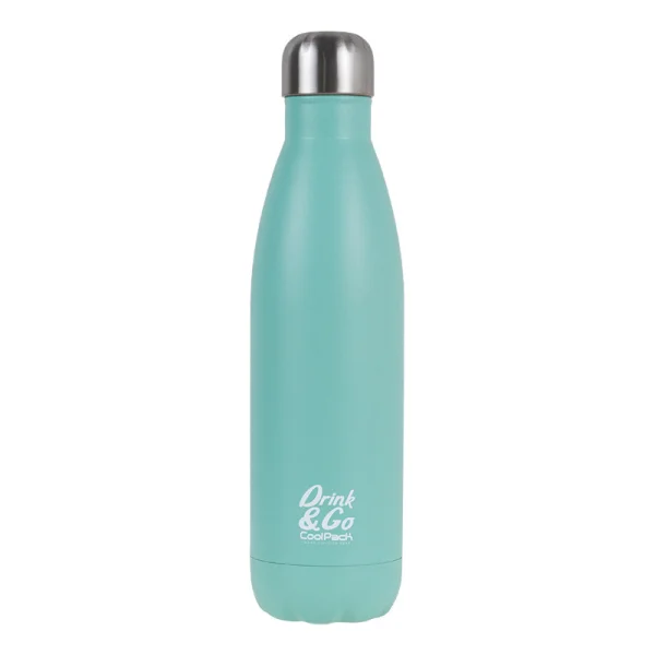 BIDON METALOWY DRINK&GO COOLPACK PASTEL MIĘTOWY