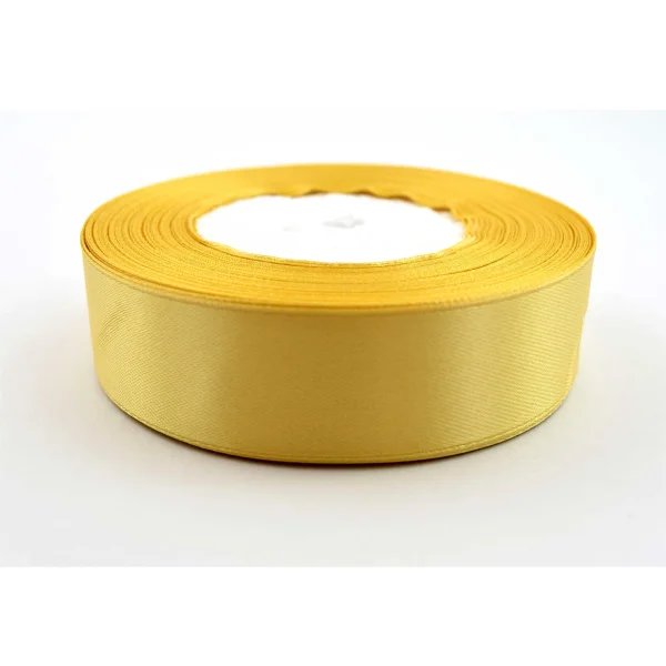 WSTĄŻKA SATYNOWA 25MM X 32M WS25-87 BREWIS ZŁOTA