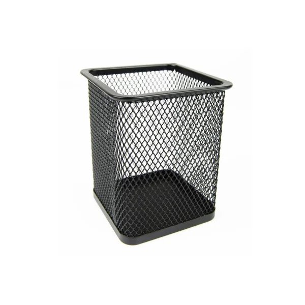 KUBEK KWADRATOWY CZARNY 8x8x10 CM TRES