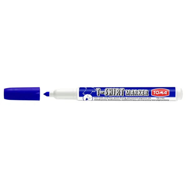 MARKER PERNAMENTNY T-SHIRT TO-744 TOMA NIEBIESKI