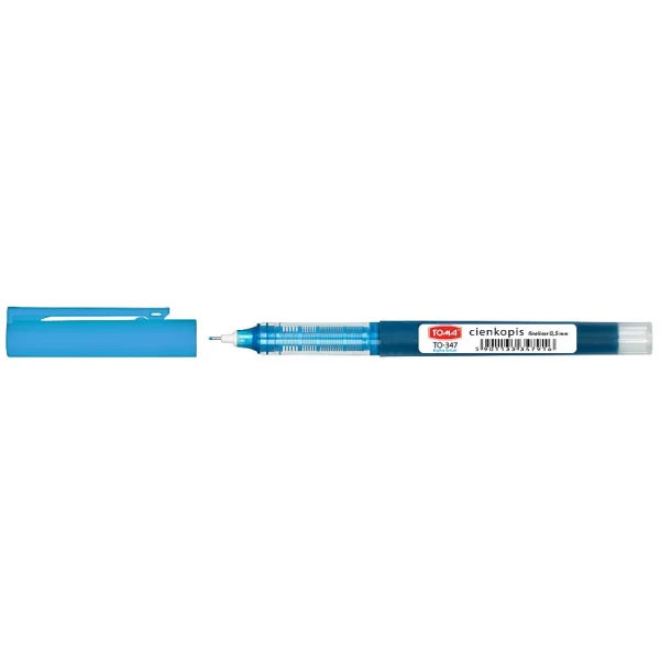 CIENKOPIS KAPILARNY F-LINER 0,5MM TO-347 TOMA ART JASNY NIEBIESKI