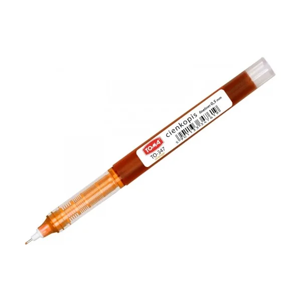 CIENKOPIS KAPILARNY F-LINER 0,5MM TO-347 TOMA ART POMARAŃCZOWY