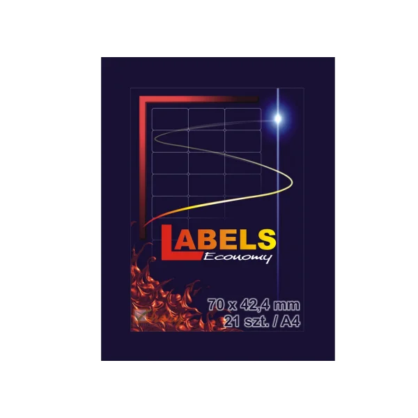 ETYKIETY SAMOPRZYLEPNE A4 100 SZT 70X42,4 LABELS EP 3652