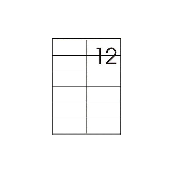 ETYKIETY SAMOPRZYLEPNE A4 100 SZT 105X48 LABELS EP 3424