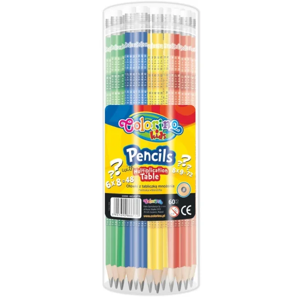 OŁÓWEK TABL. MNOŻ. COLORINO