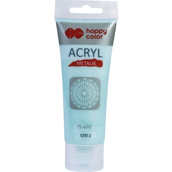 FARBA AKRYLOWA 75ML MIĘTOWY PERŁOWY 051 HAPPY COLOR