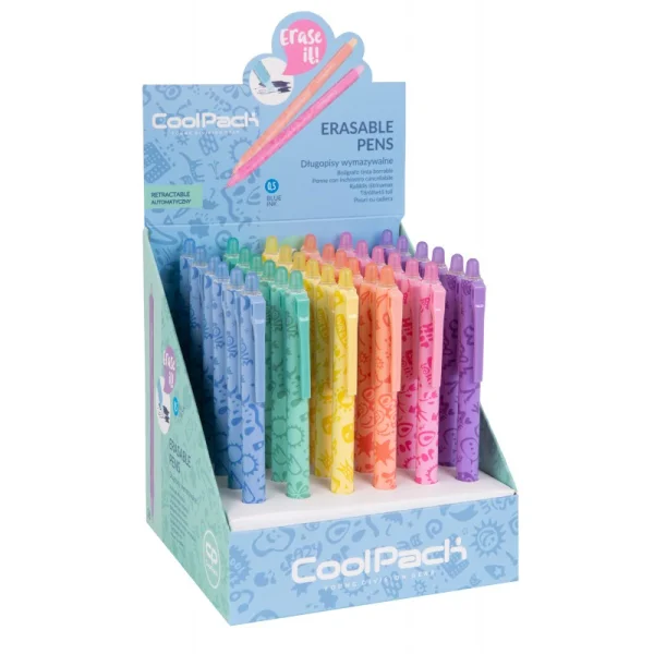DŁUGOPIS WYMAZYWALNY AUTOMATYCZNY 0,5 PASTEL COLLECTION COOLPACK