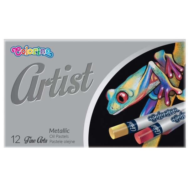 PASTELE OLEJNE 12 KOL METALLIC COLORINO