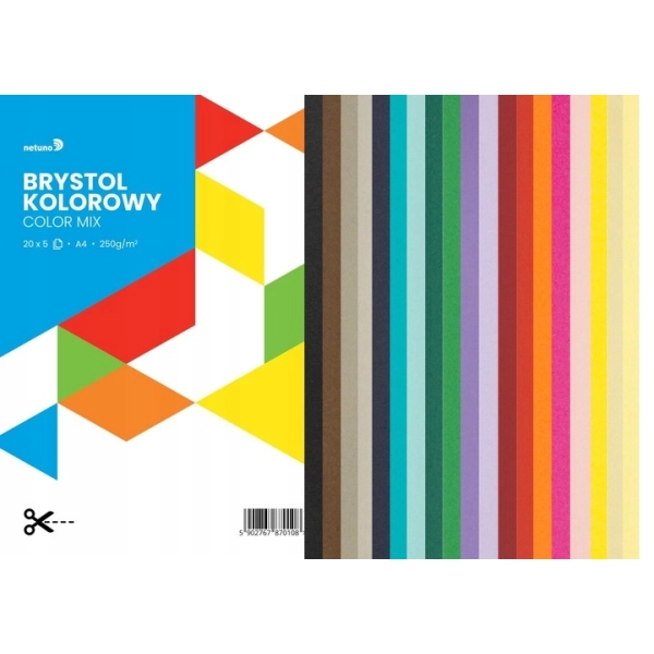 ZESTAW BRYSTOLI KOLOROWYCH 250G MIX A4