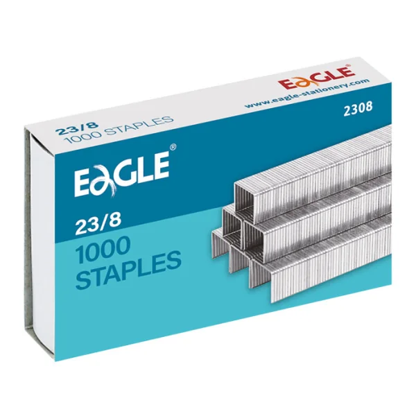 ZSZYWKI 23/8 EAGLE 1000 SZTUK ZSZYWJĄ DO 40 KARTEK 5903364206499