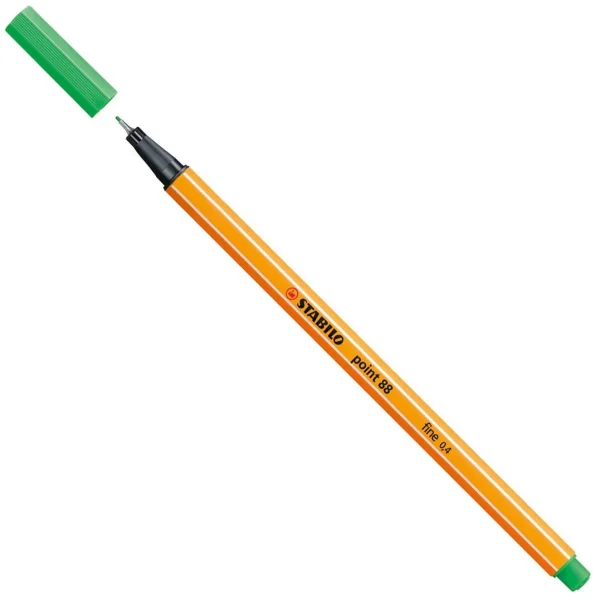 CIENKOPIS POINT 88 FINE 0,4MM STABILO 88/16 ZIELONY
