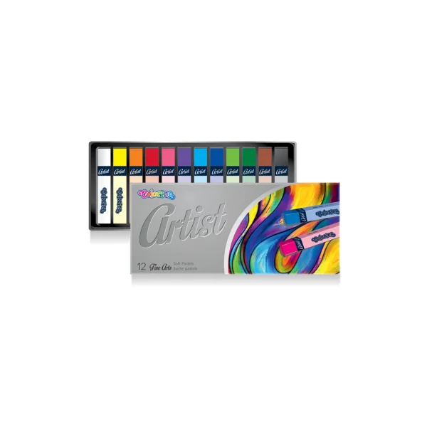 PASTELE SUCHE 12 KOL ARTIST COLORINO